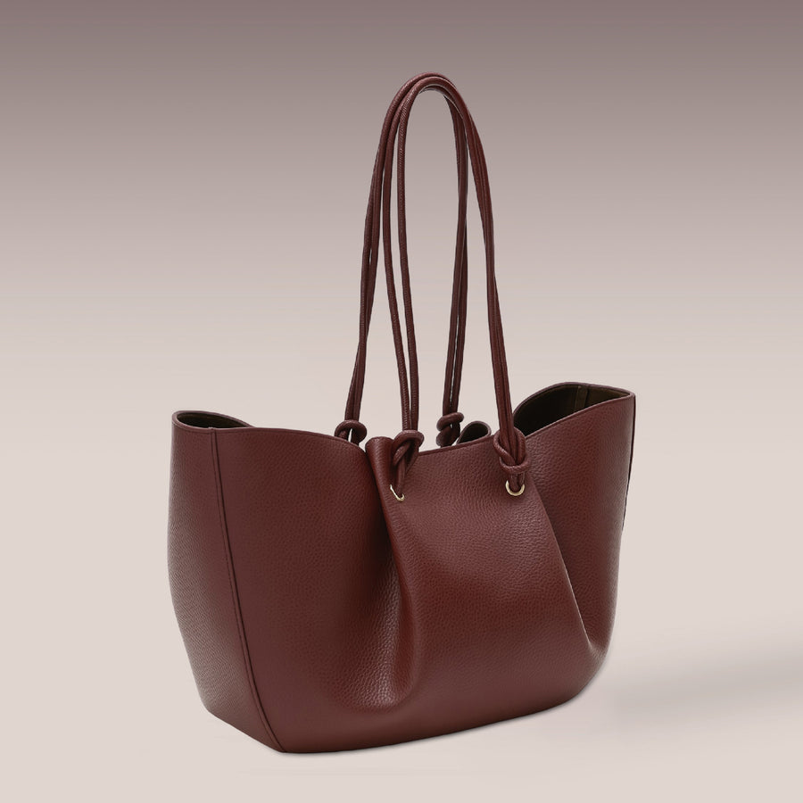 Knot Tote - Maroon